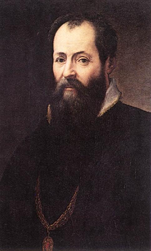 VASARI, Giorgio Self-portrait (detail) et oil painting image